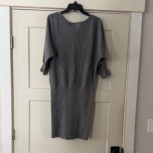 Maggy London Charcoal Long Sleeve Dress